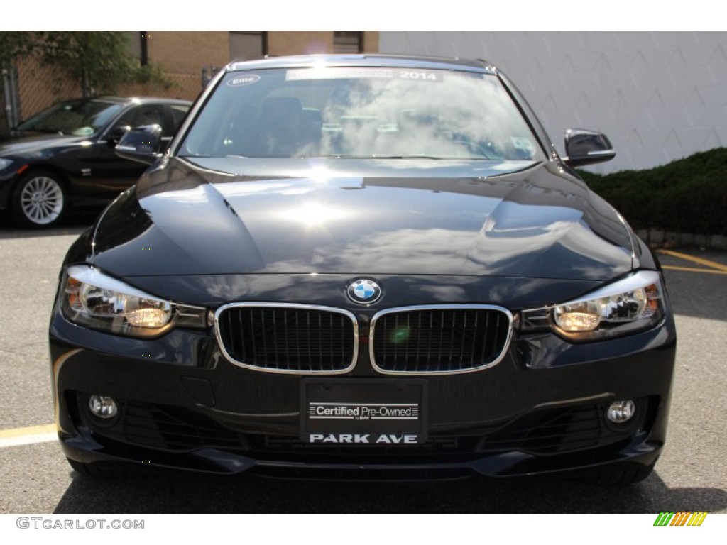 2014 3 Series 328i xDrive Sedan - Black Sapphire Metallic / Black photo #8