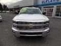 Summit White - Silverado 3500HD LTZ Crew Cab Dual Rear Wheel 4x4 Photo No. 2