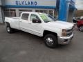 Summit White - Silverado 3500HD LTZ Crew Cab Dual Rear Wheel 4x4 Photo No. 3