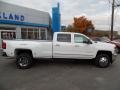 Summit White - Silverado 3500HD LTZ Crew Cab Dual Rear Wheel 4x4 Photo No. 4