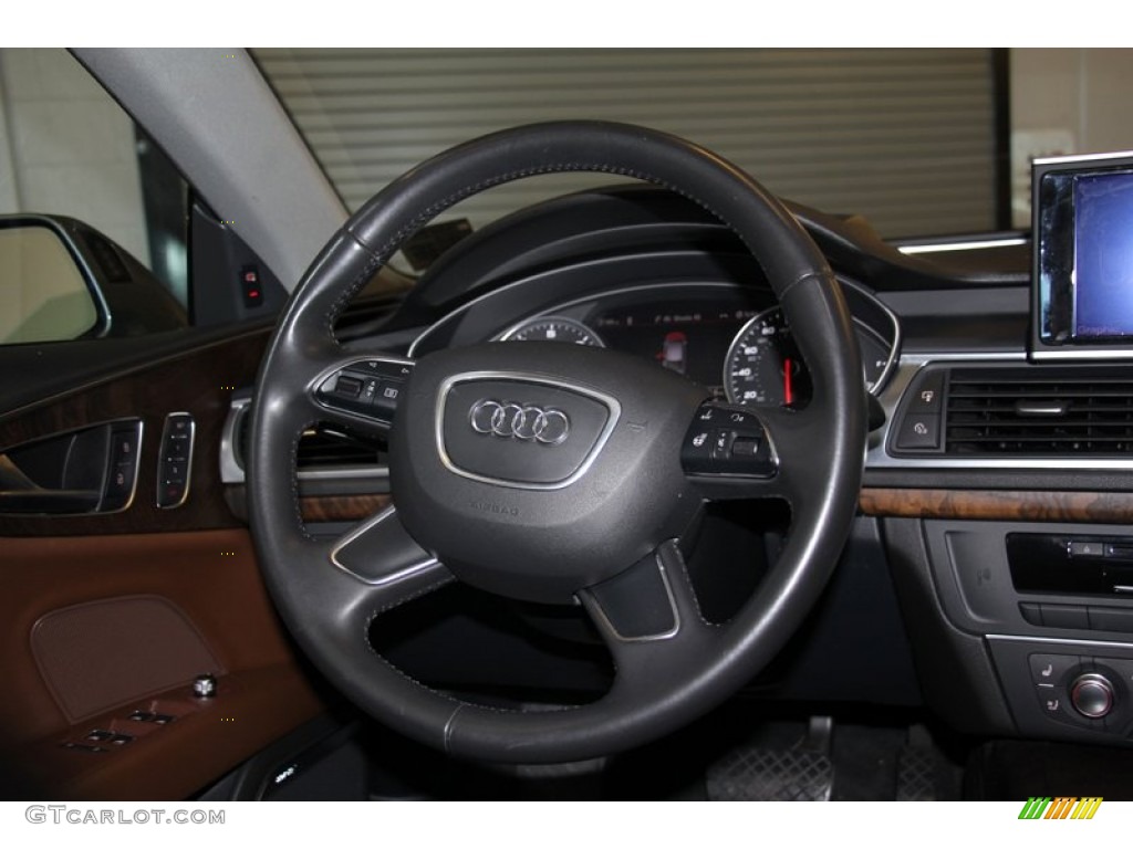 2006 7 Series 750i Sedan - Sterling Grey Metallic / Black/Natural Brown photo #33