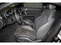 2014 Audi TT Black Interior Front Seat Photo