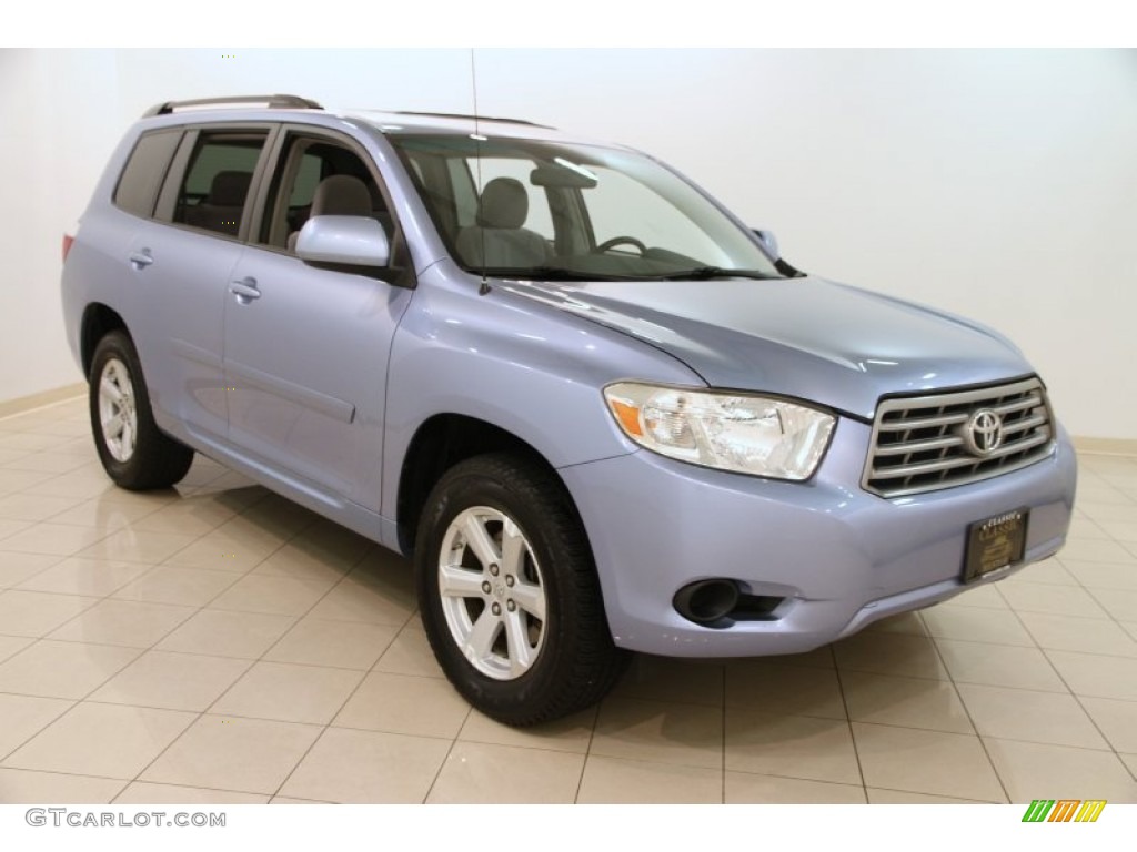 2008 Highlander  - Wave Line Pearl / Ash Gray photo #1