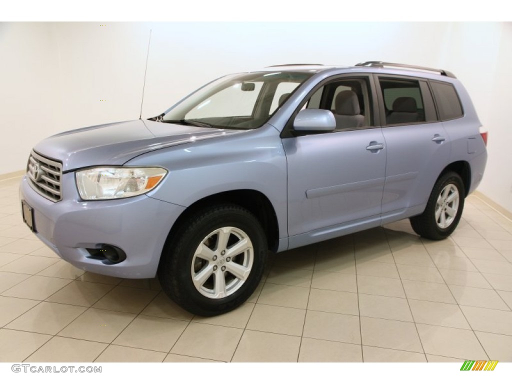 2008 Highlander  - Wave Line Pearl / Ash Gray photo #3