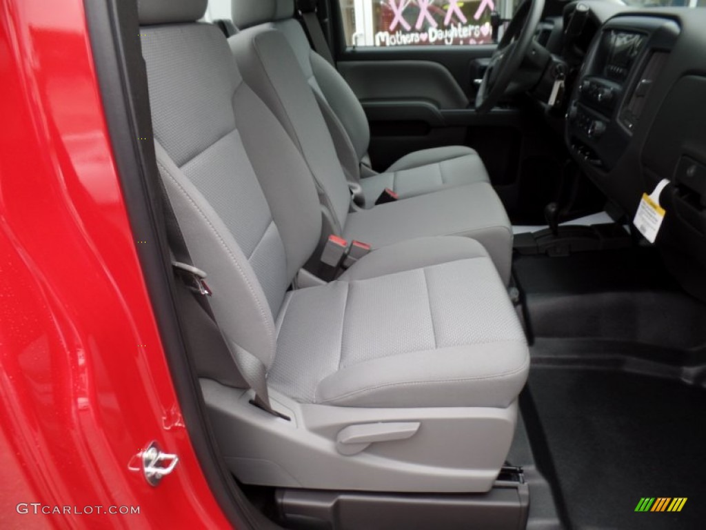 Jet Black/Dark Ash Interior 2015 Chevrolet Silverado 3500HD WT Regular Cab 4x4 Chassis Photo #98207979