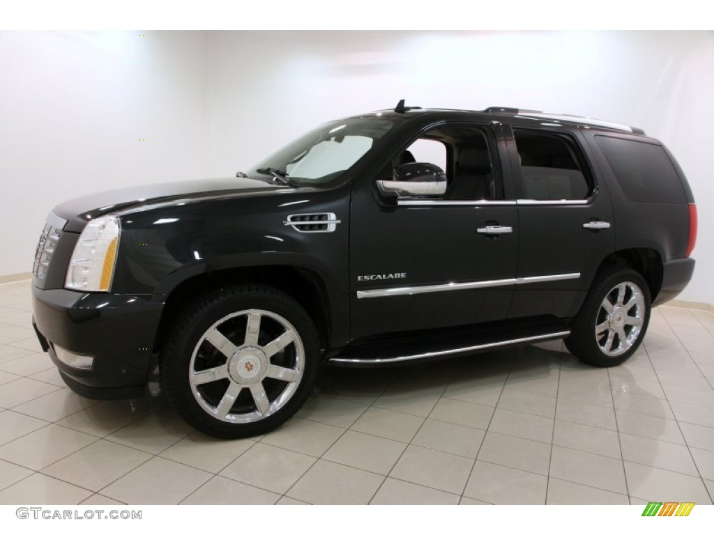 Black Ice Metallic 2013 Cadillac Escalade Luxury AWD Exterior Photo #98208510