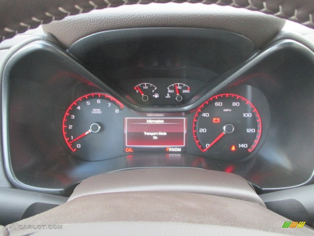 2015 GMC Canyon SLT Crew Cab 4x4 Gauges Photo #98208645