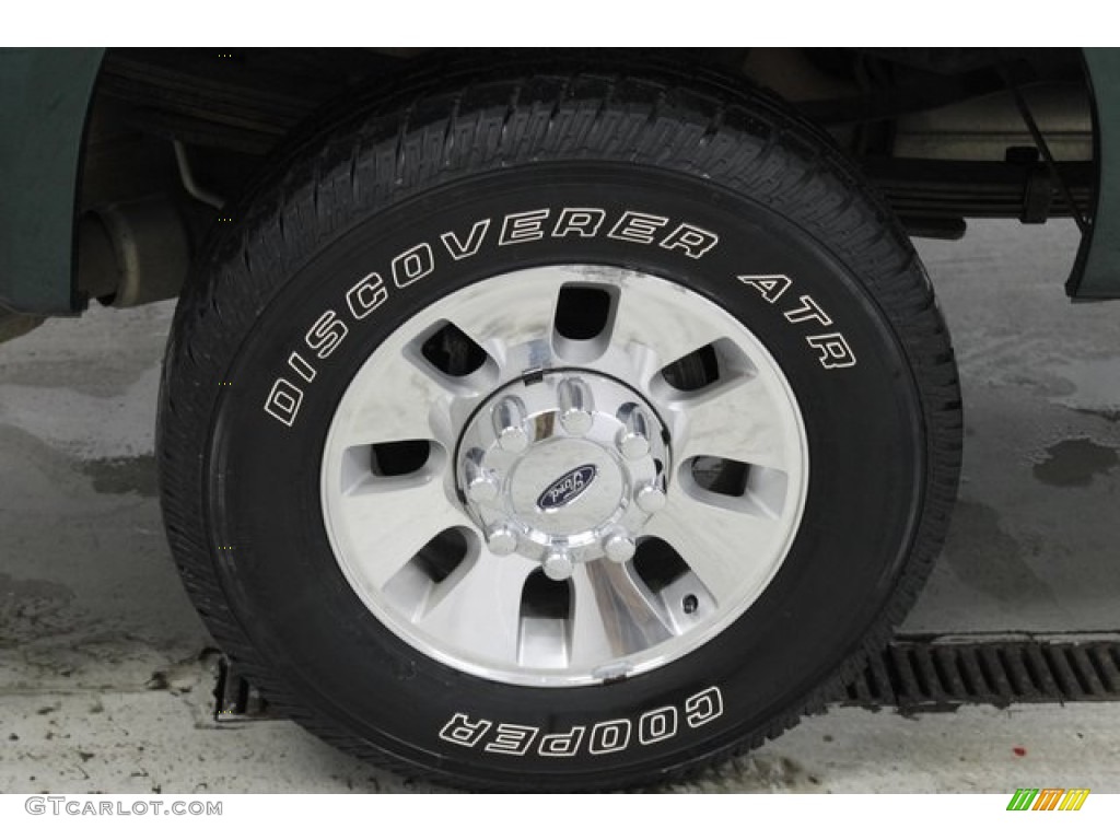 2008 F350 Super Duty Lariat SuperCab 4x4 - Forest Green Metallic / Medium Stone photo #20