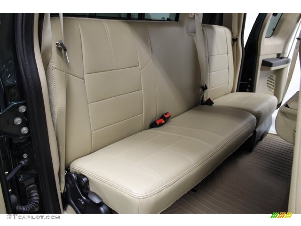 2008 F350 Super Duty Lariat SuperCab 4x4 - Forest Green Metallic / Medium Stone photo #22