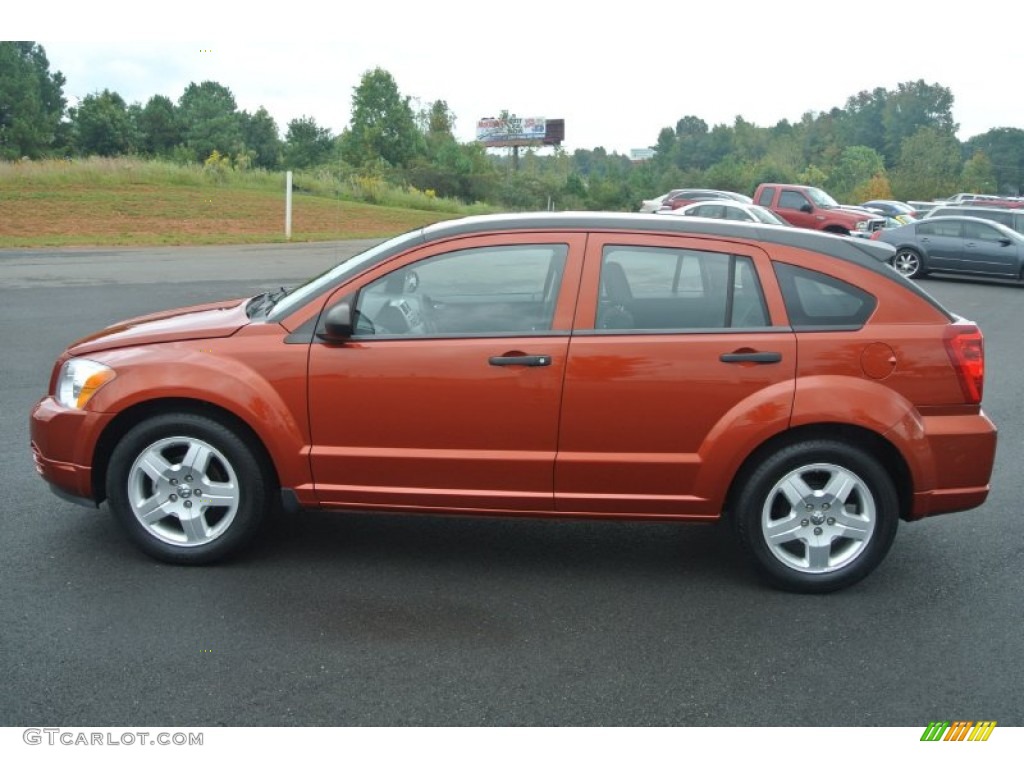 Sunburst Orange Pearl 2008 Dodge Caliber SE Exterior Photo #98209461