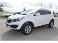 2012 Clear White Kia Sportage LX  photo #3