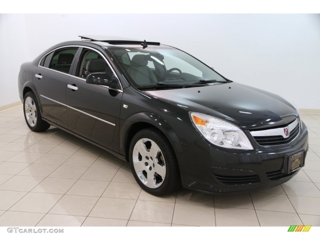 2008 Carbon Flash Black Saturn Aura XE 98181131 Car