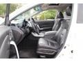 2010 Acura RDX Ebony Interior Front Seat Photo