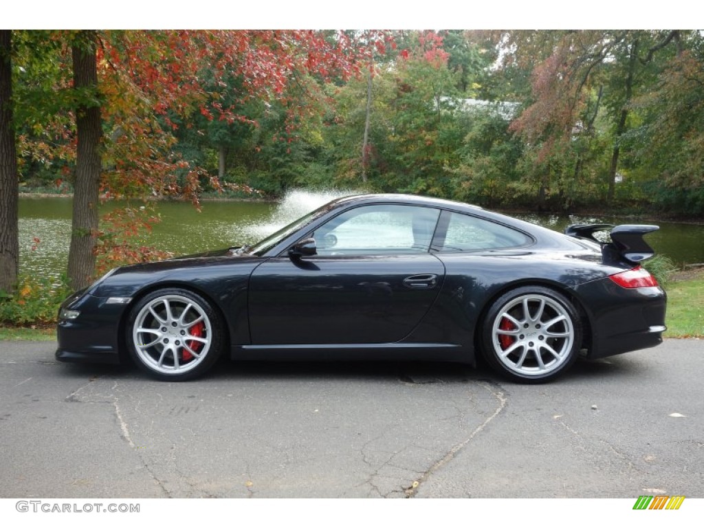 2007 911 GT3 - Atlas Grey Metallic / Black w/Alcantara photo #3