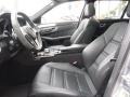 2012 Mercedes-Benz E Black Interior Front Seat Photo