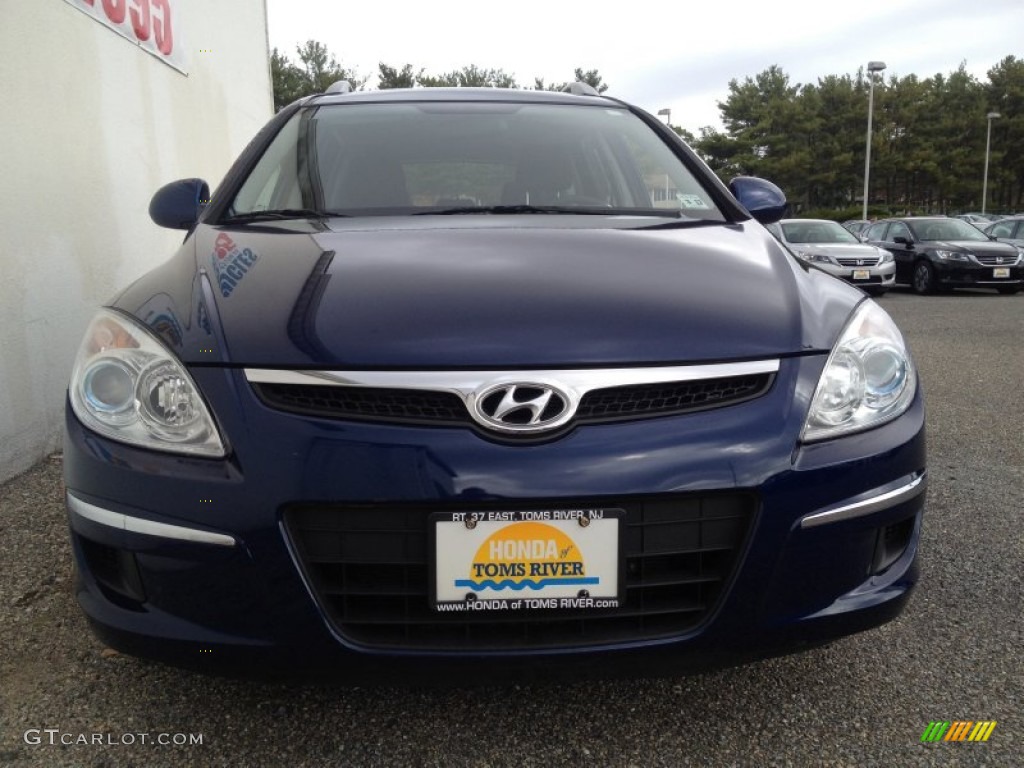 2012 Elantra GLS Touring - Atlantic Blue / Black photo #4