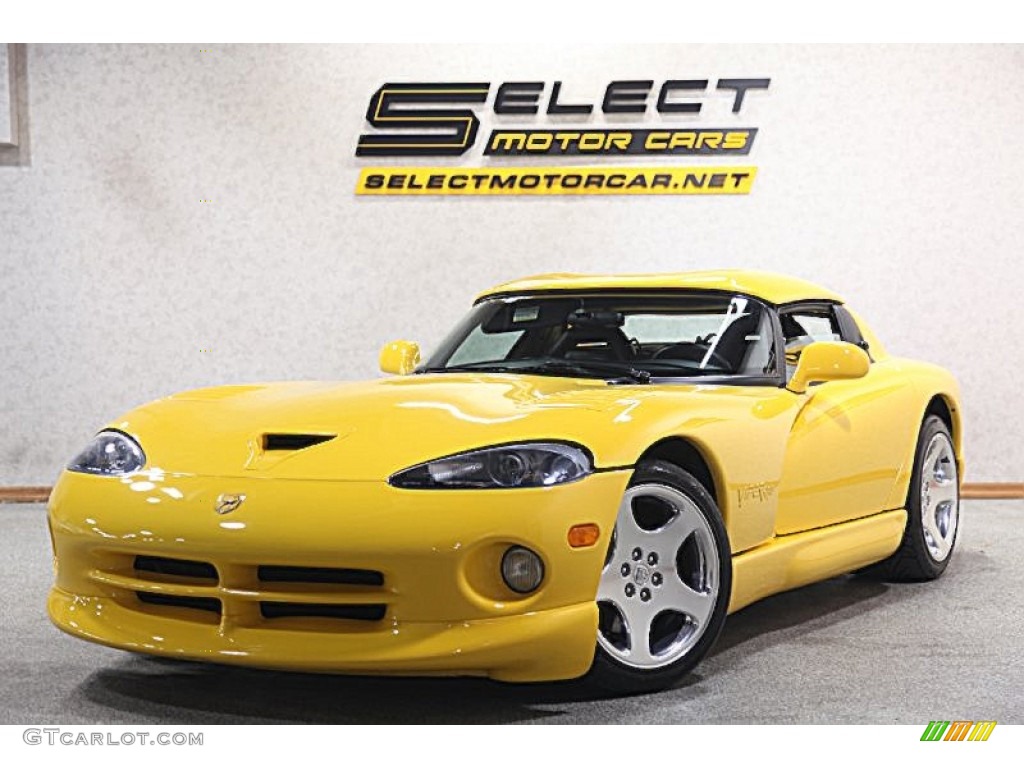 Viper Race Yellow Dodge Viper