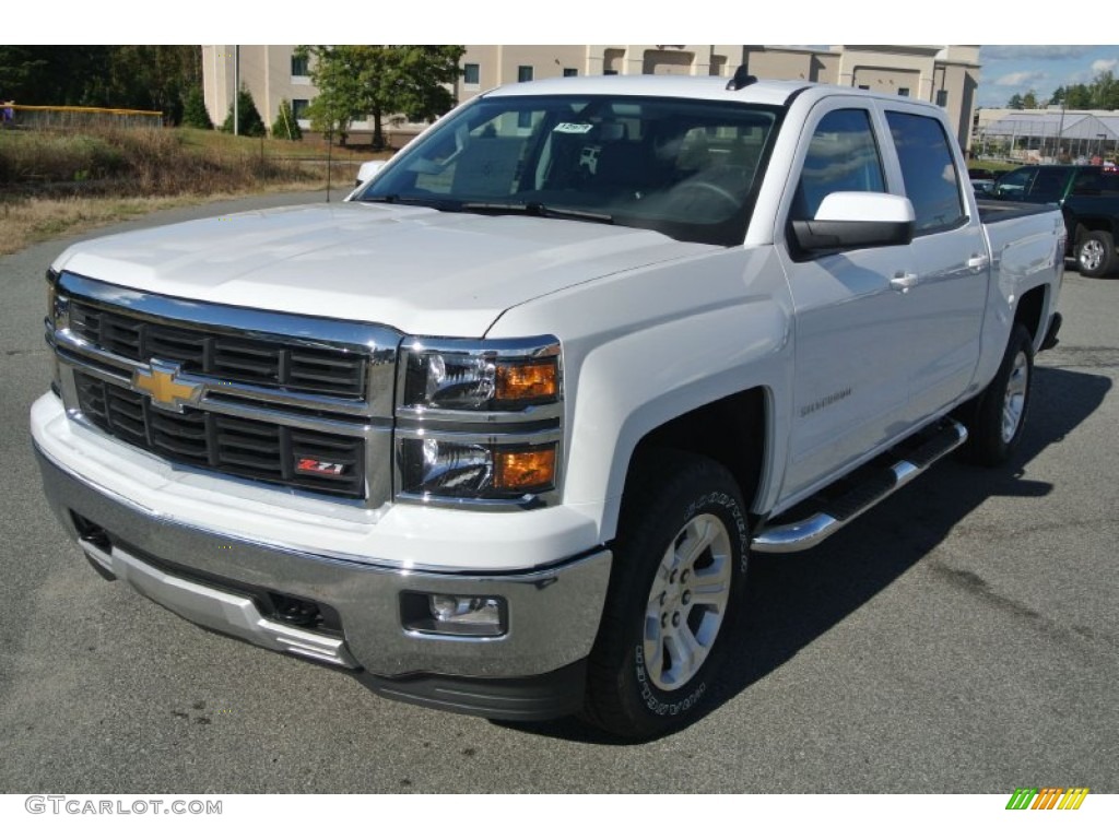 2015 Silverado 1500 LT Z71 Crew Cab 4x4 - Summit White / Jet Black photo #2