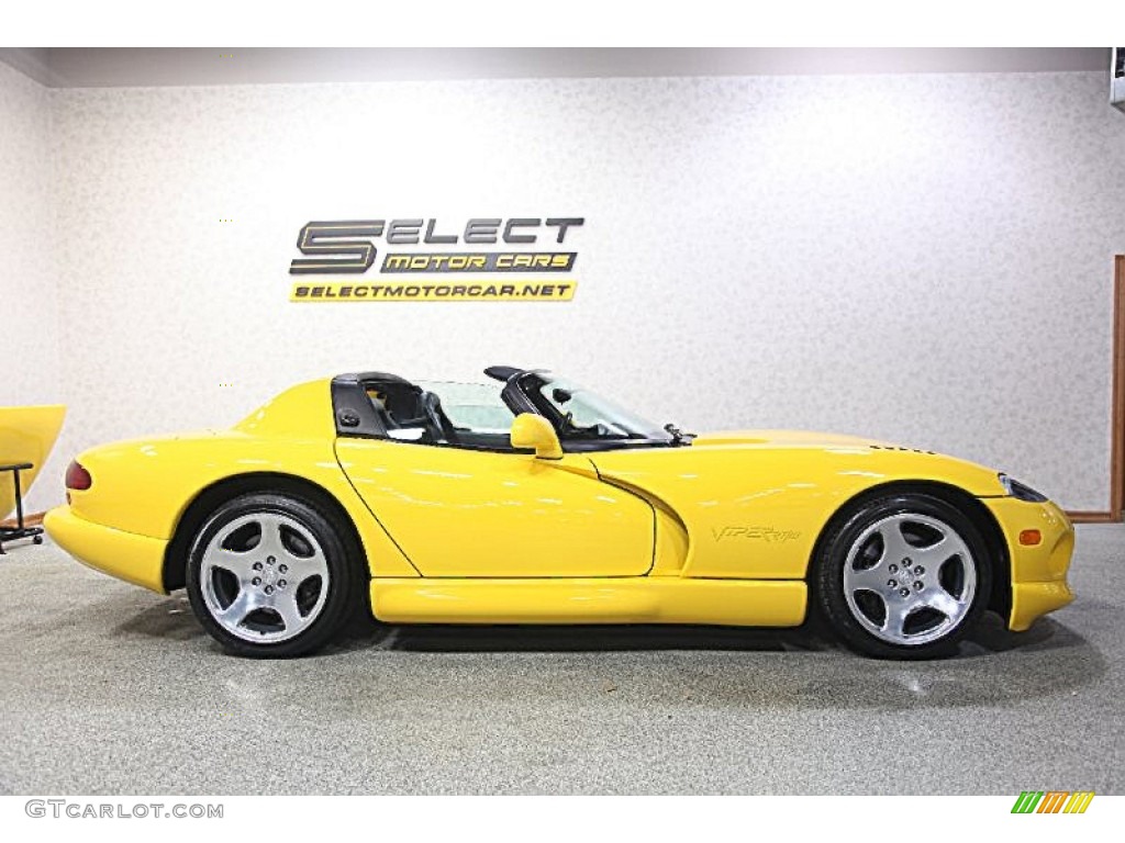 2002 Viper RT-10 - Viper Race Yellow / Black photo #4
