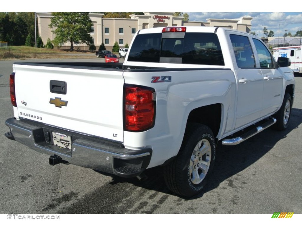 2015 Silverado 1500 LT Z71 Crew Cab 4x4 - Summit White / Jet Black photo #5