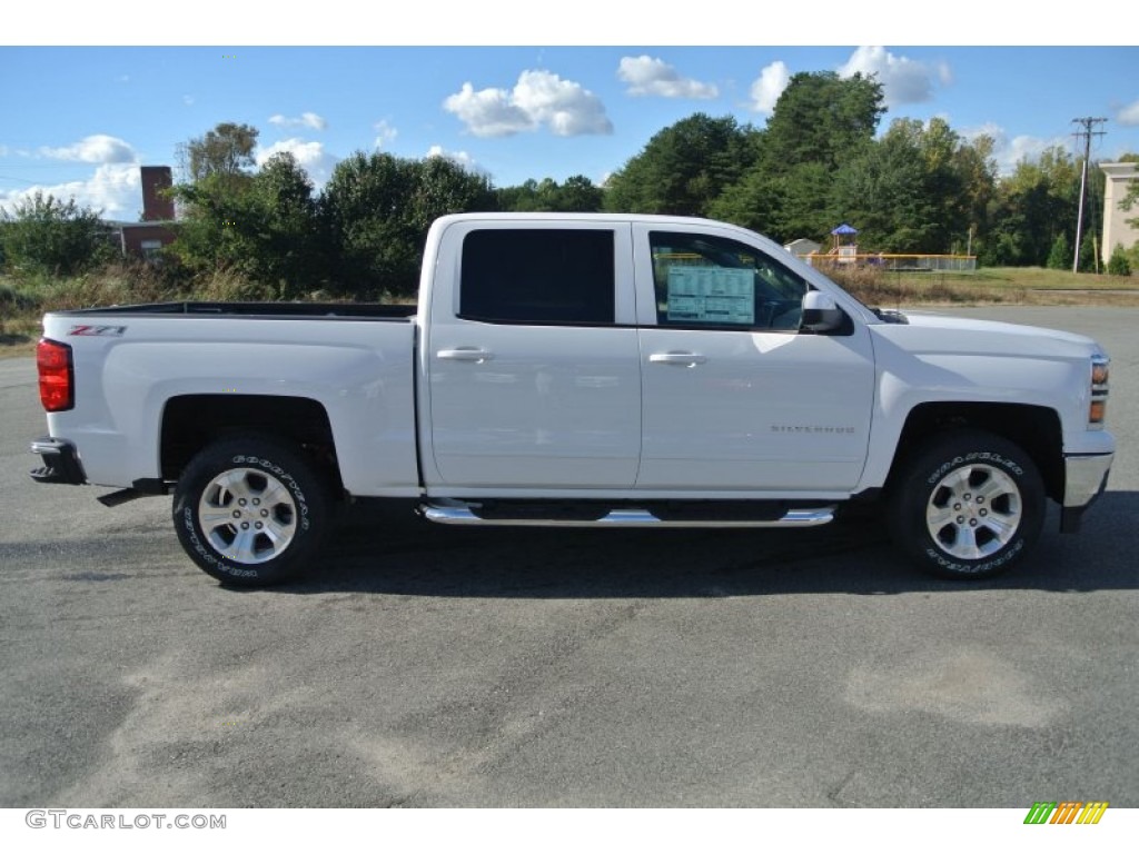 2015 Silverado 1500 LT Z71 Crew Cab 4x4 - Summit White / Jet Black photo #6
