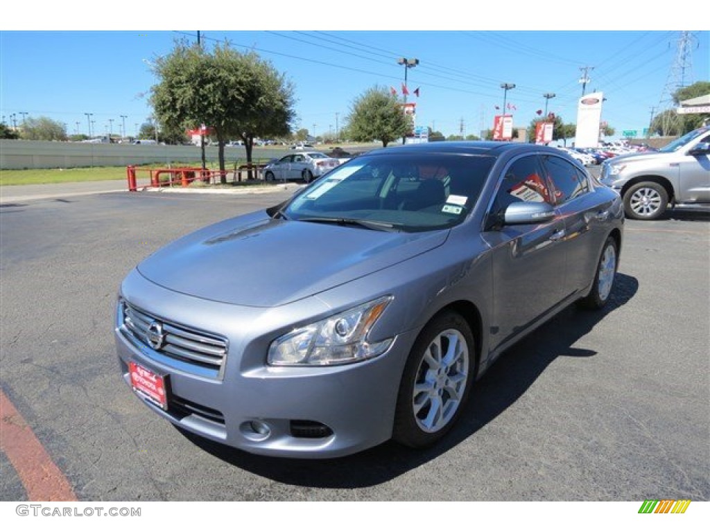 2012 Maxima 3.5 S - Navy Blue / Charcoal photo #3