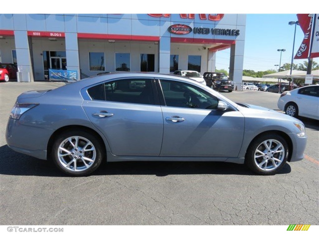 2012 Maxima 3.5 S - Navy Blue / Charcoal photo #8