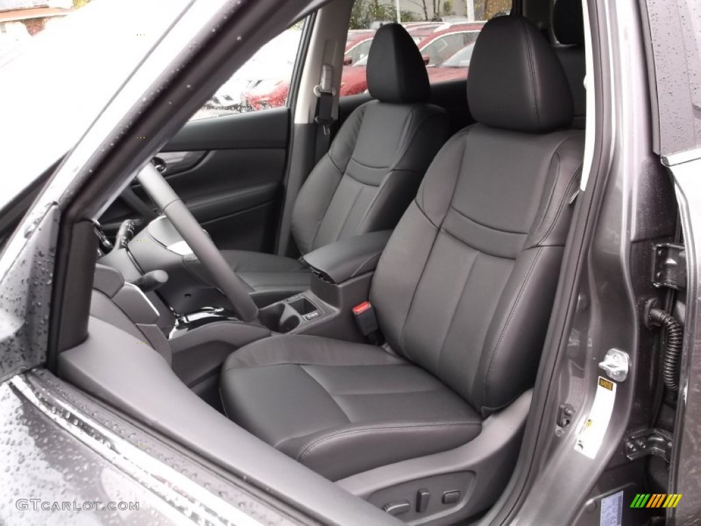 Charcoal Interior 2015 Nissan Rogue SL AWD Photo #98231596
