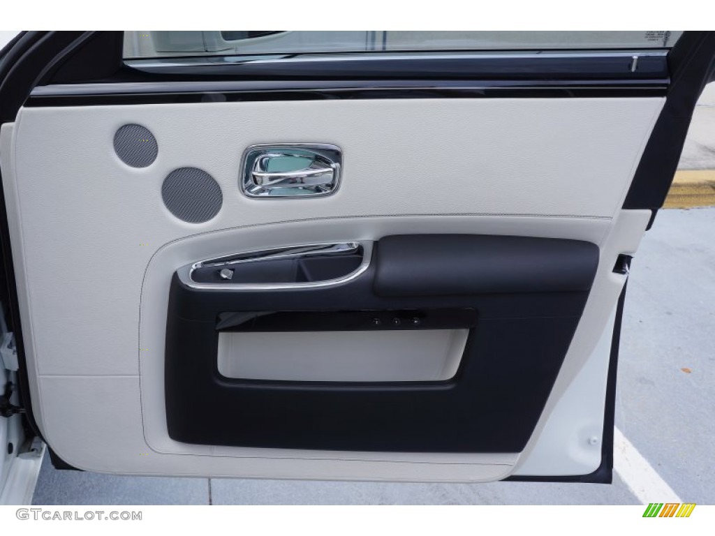 2012 Rolls-Royce Ghost Standard Ghost Model Creme Light Door Panel Photo #98232391
