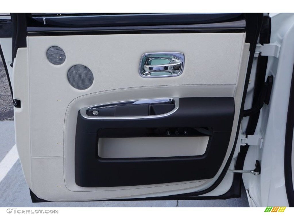 2012 Rolls-Royce Ghost Standard Ghost Model Creme Light Door Panel Photo #98232551