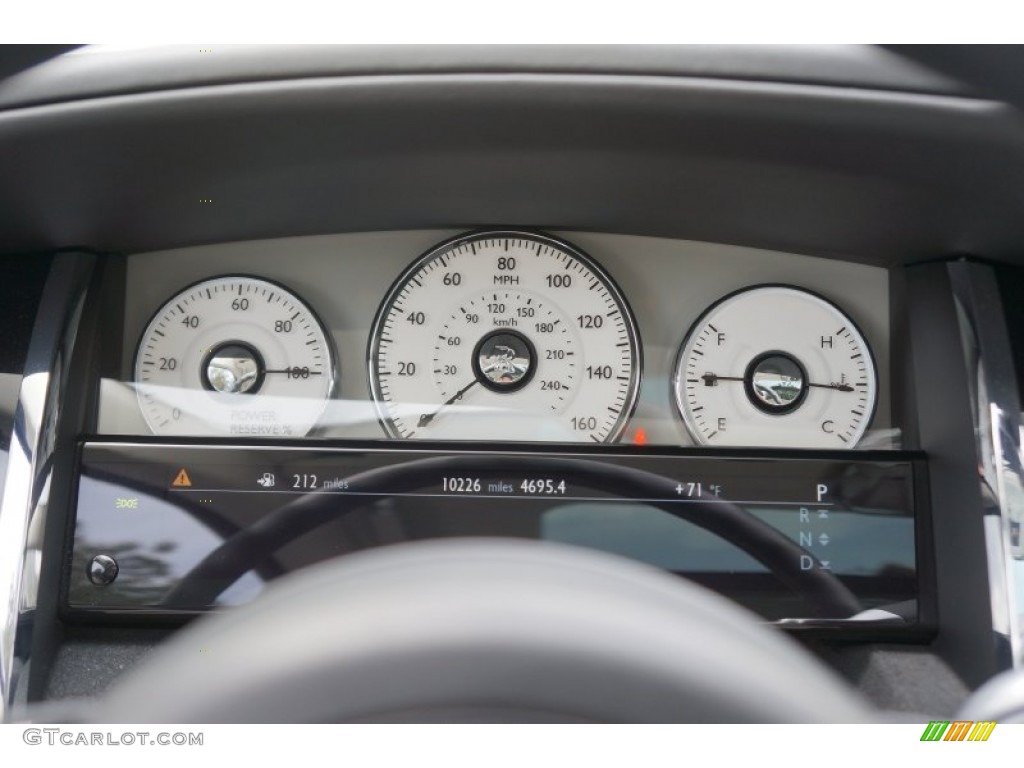 2012 Rolls-Royce Ghost Standard Ghost Model Gauges Photo #98232988