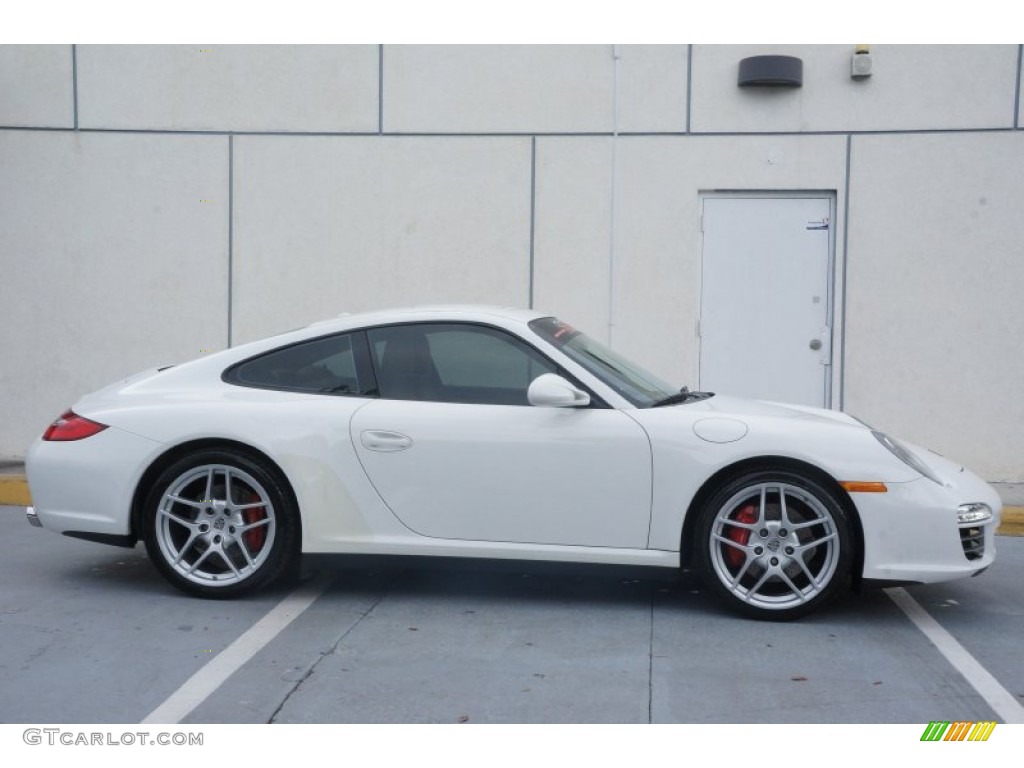 Carrara White 2011 Porsche 911 Carrera 4S Coupe Exterior Photo #98233826