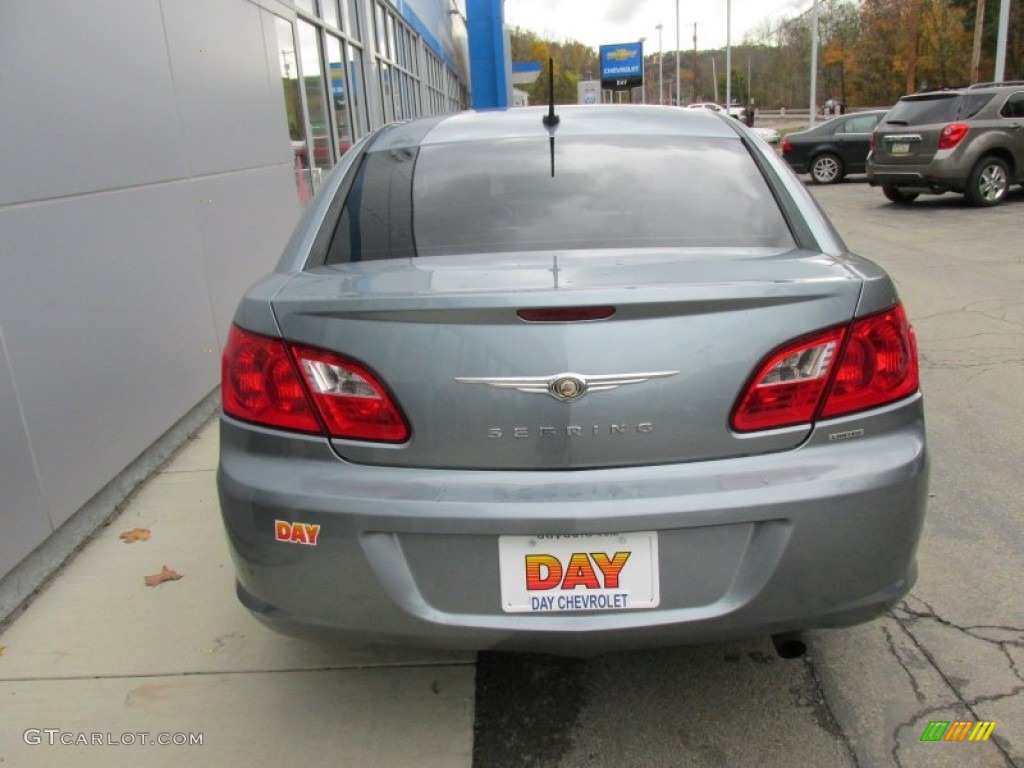 2010 Sebring Limited Sedan - Silver Steel Metallic / Dark Slate Gray photo #6