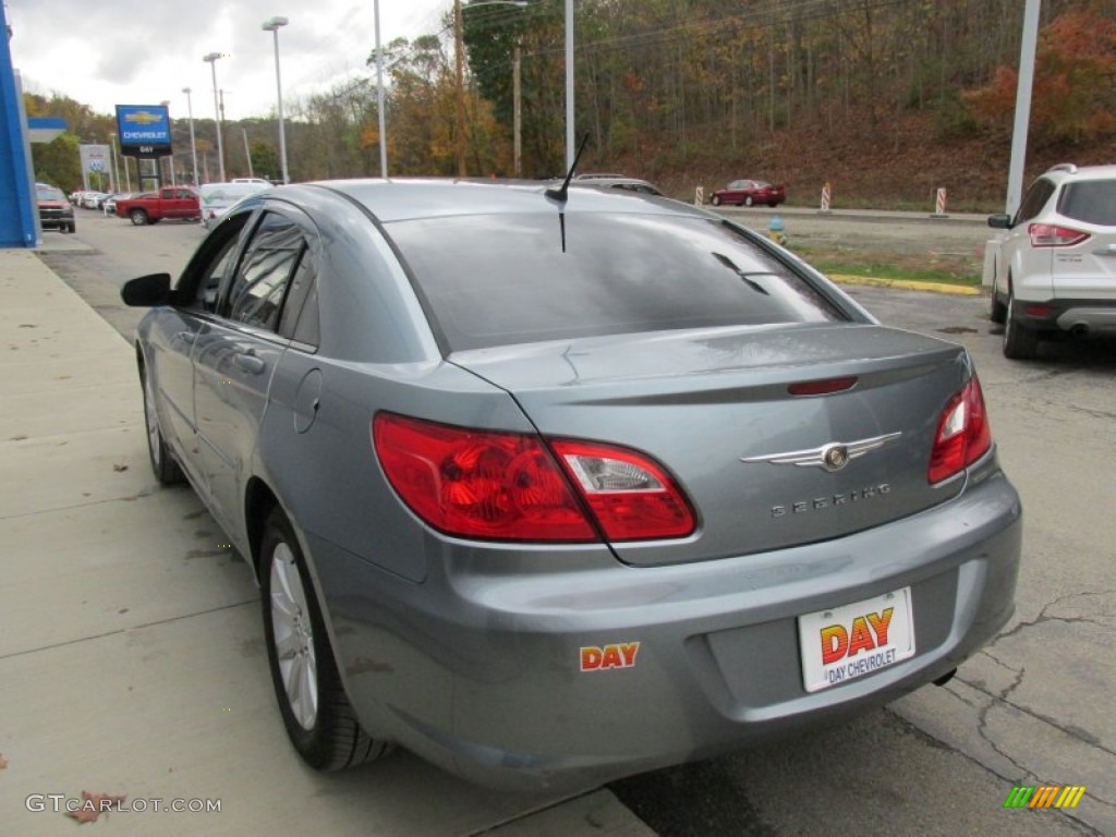 2010 Sebring Limited Sedan - Silver Steel Metallic / Dark Slate Gray photo #7