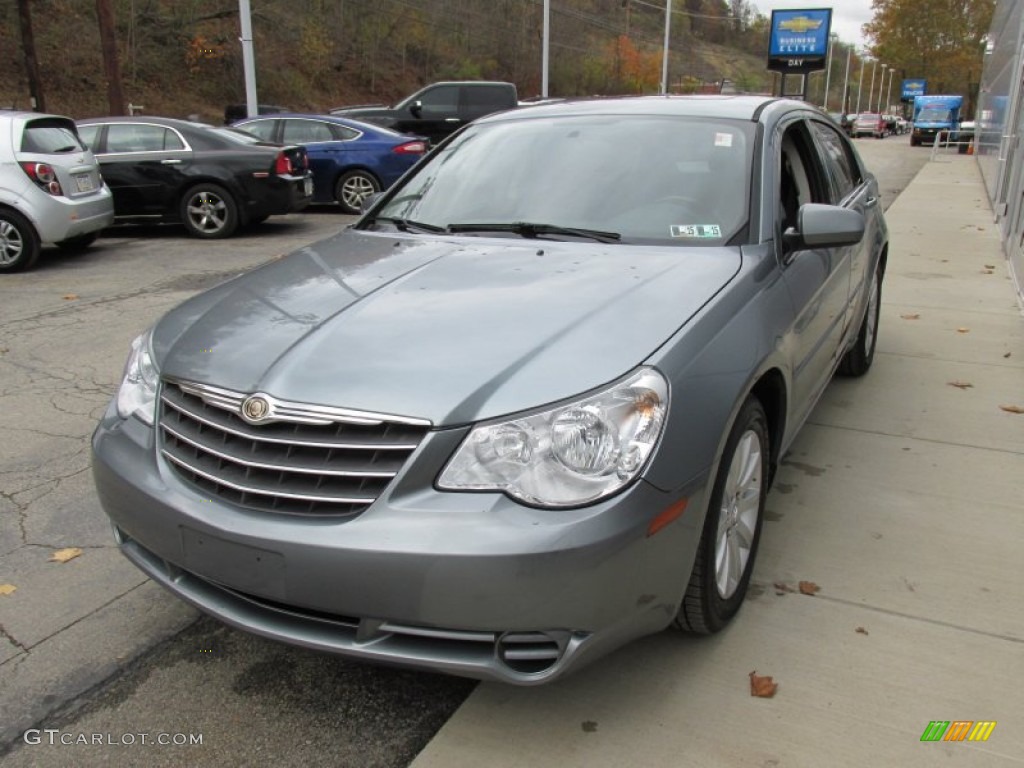 2010 Sebring Limited Sedan - Silver Steel Metallic / Dark Slate Gray photo #9