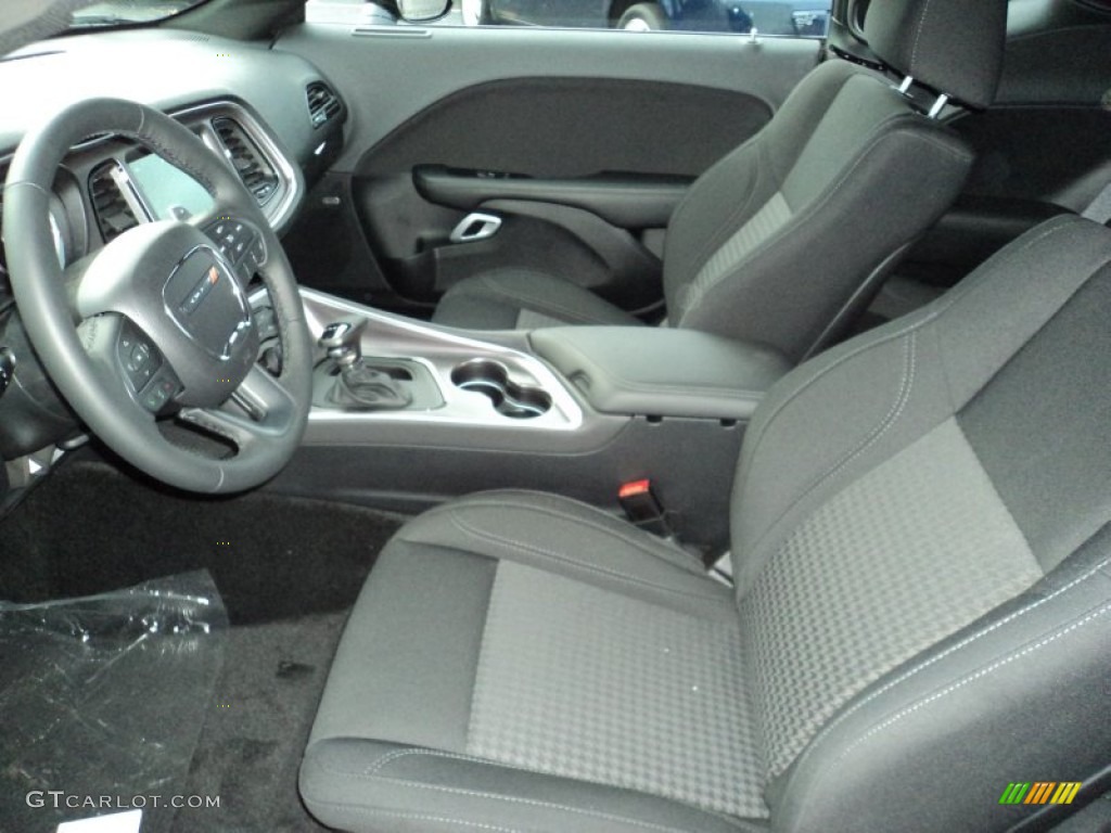 Black Interior 2015 Dodge Challenger SXT Photo #98234327