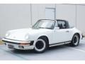 White 1987 Porsche 911 Targa