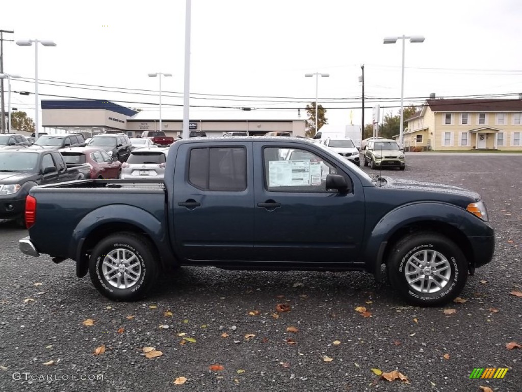 Metallic Blue 2015 Nissan Frontier SV Crew Cab 4x4 Exterior Photo #98235812