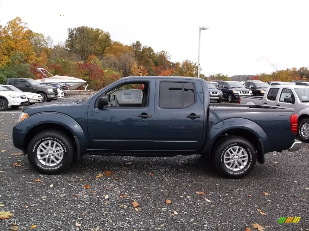 Metallic Blue 2015 Nissan Frontier SV Crew Cab 4x4 Exterior Photo #98235905
