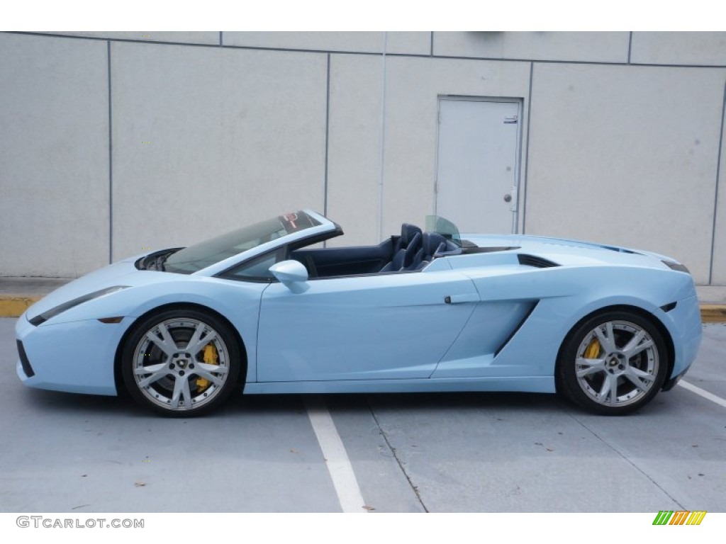 Celeste Phoebe (Sky Blue) 2006 Lamborghini Gallardo Spyder E-Gear Exterior Photo #98235920