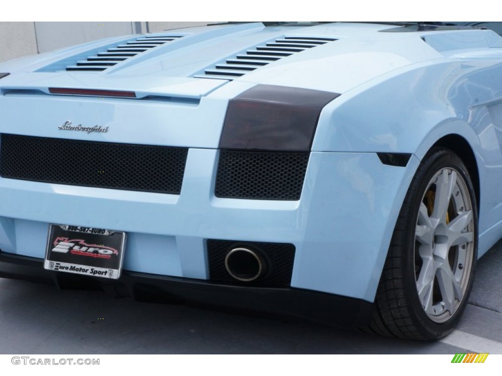 2006 Gallardo Spyder E-Gear - Celeste Phoebe (Sky Blue) / Blu Scylla photo #21