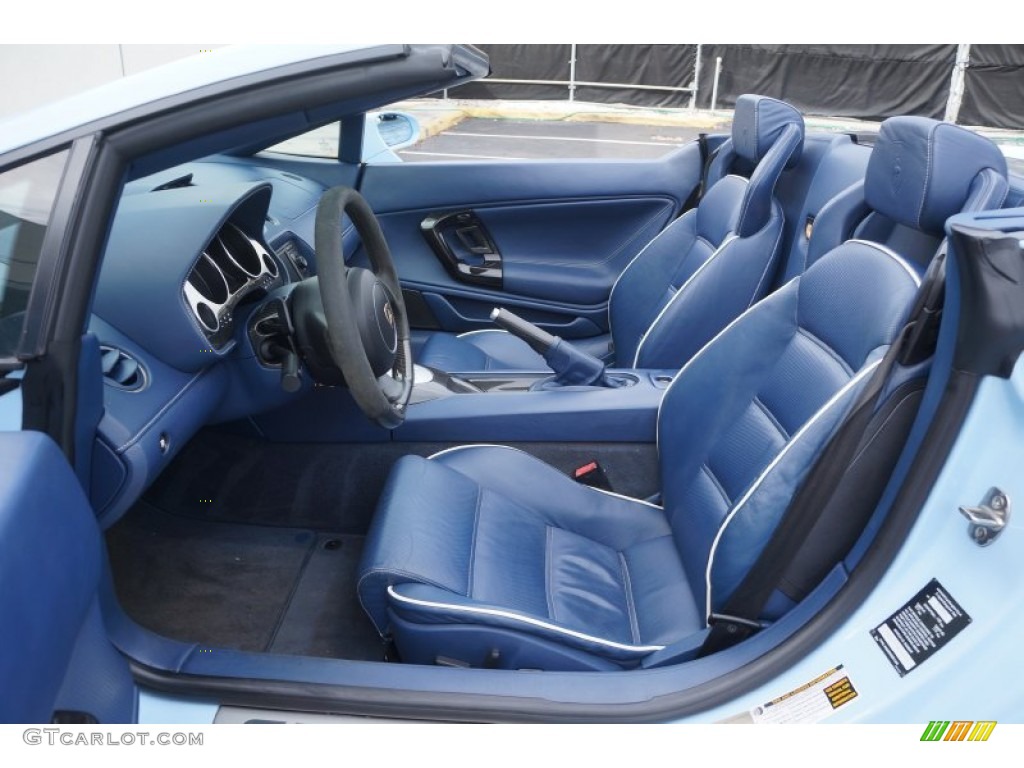 2006 Lamborghini Gallardo Spyder E-Gear Front Seat Photo #98236553