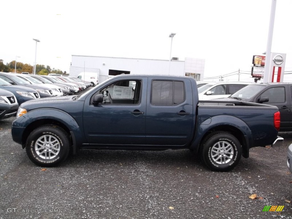 2015 Frontier SV Crew Cab 4x4 - Arctic Blue Metallic / Steel photo #6