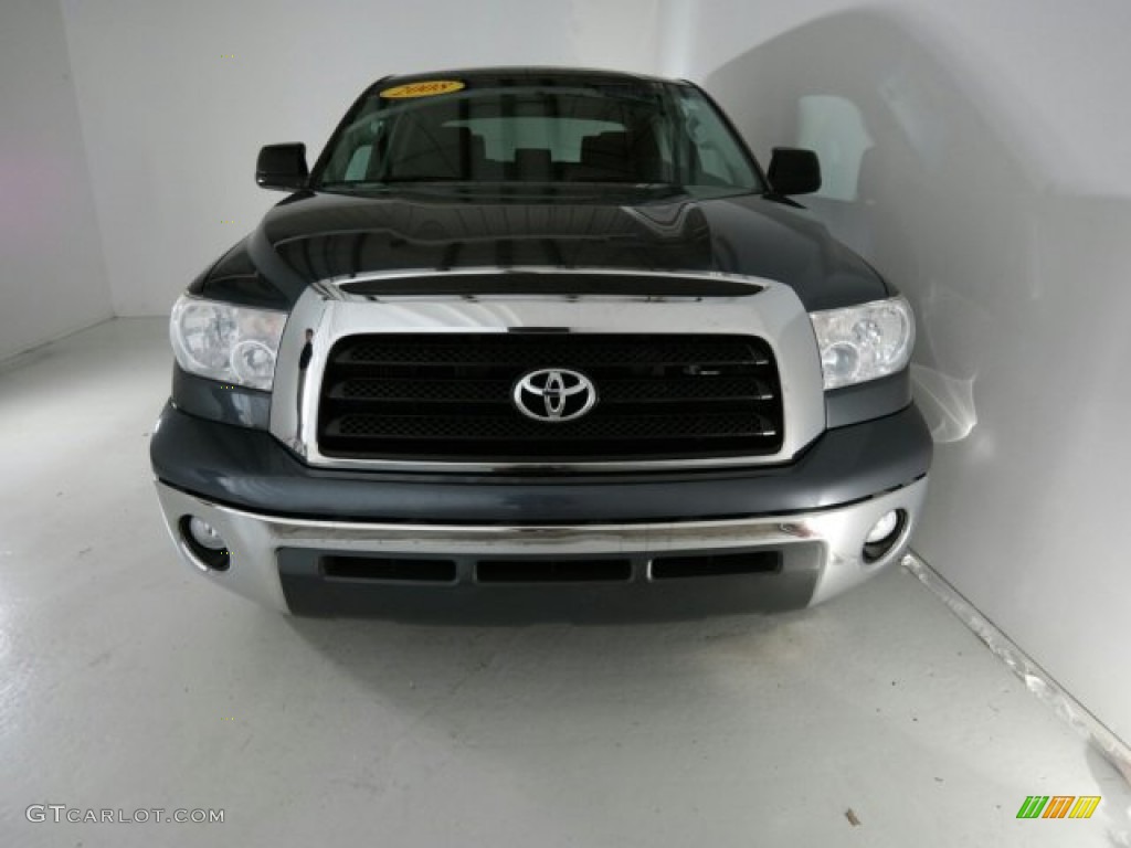 2008 Tundra SR5 CrewMax - Slate Gray Metallic / Black photo #3