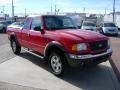 2002 Bright Red Ford Ranger XLT SuperCab 4x4  photo #4