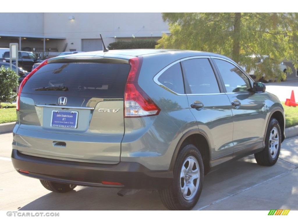 2012 CR-V LX - Opal Sage Metallic / Black photo #7