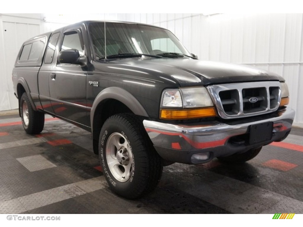 2000 Ranger XLT SuperCab 4x4 - Black / Medium Graphite photo #5