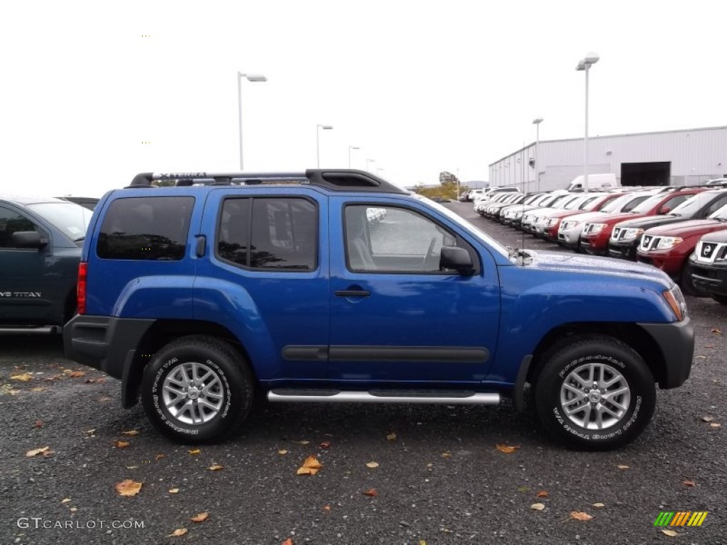 2015 Xterra S 4x4 - Metallic Blue / Gray photo #2