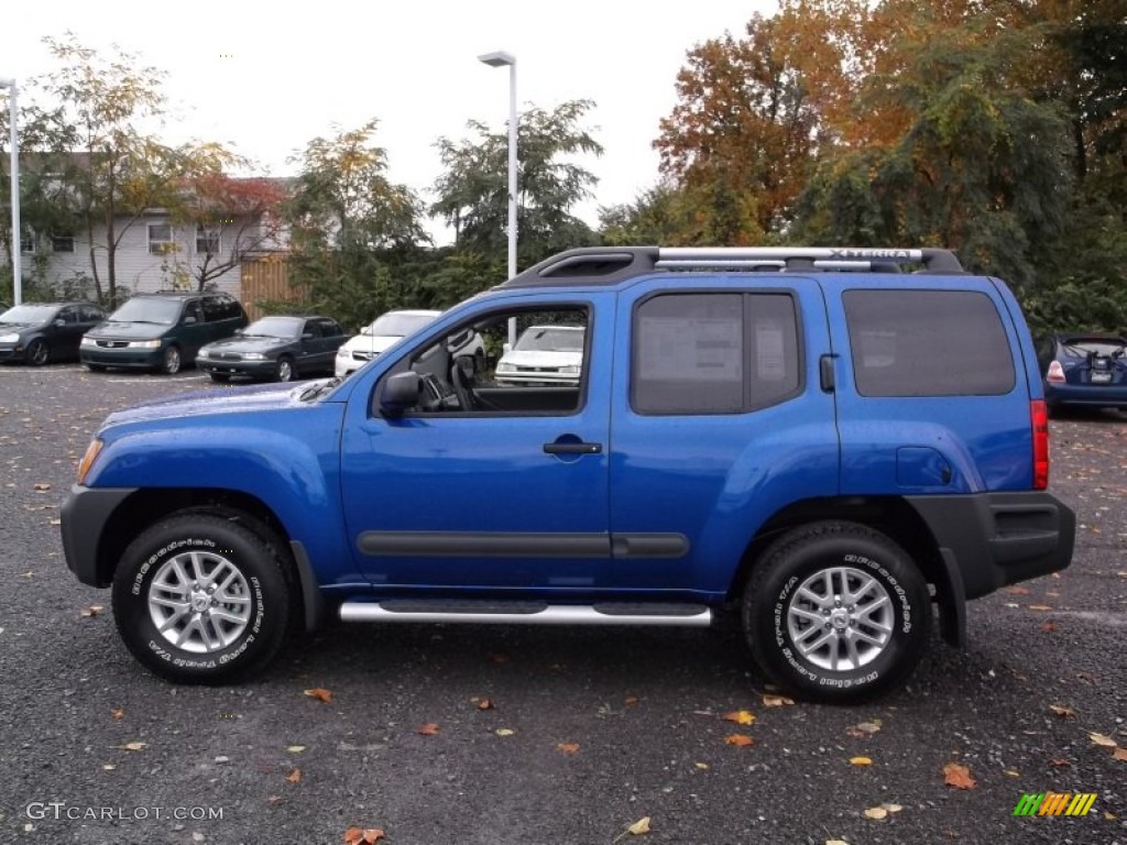 2015 Xterra S 4x4 - Metallic Blue / Gray photo #7