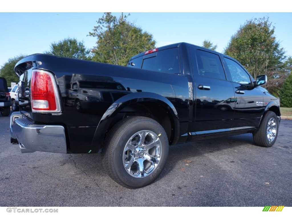 Black 2014 Ram 1500 Laramie Crew Cab Exterior Photo #98240065